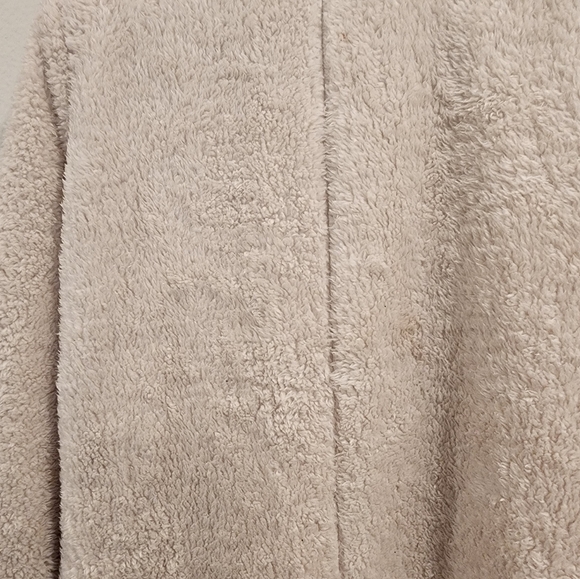 Women's Fuzzy Fleece Lapel Open Front Long Cardigan Coat Faux Fur Warm - Picture 6 of 10